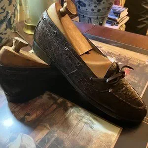 POLO Ralph Lauren Crocodile タッセル　Loafers Polo Ralph Lauren Shoes Loafers Women's 7.5 D Alligator